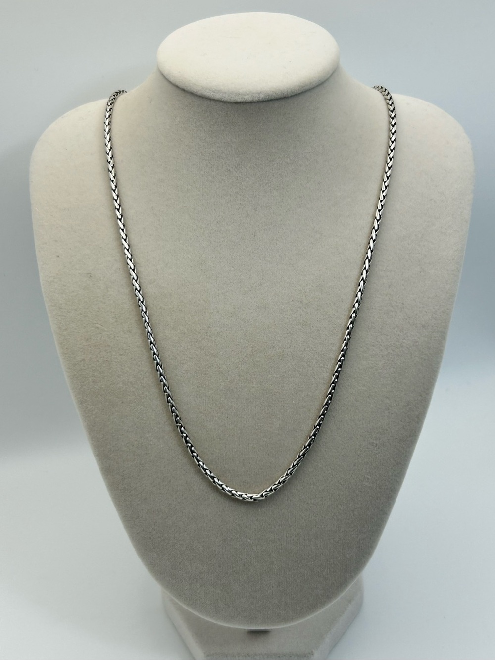Brighton Barrel Charm Chain Necklace Silver Plated 20"